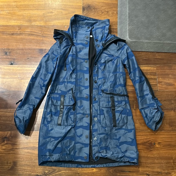 Blanc Noir Blue Camouflage Utility Jacket XS - Picture 1 of 7